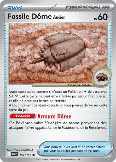 Fossile Dôme ancien 152/165