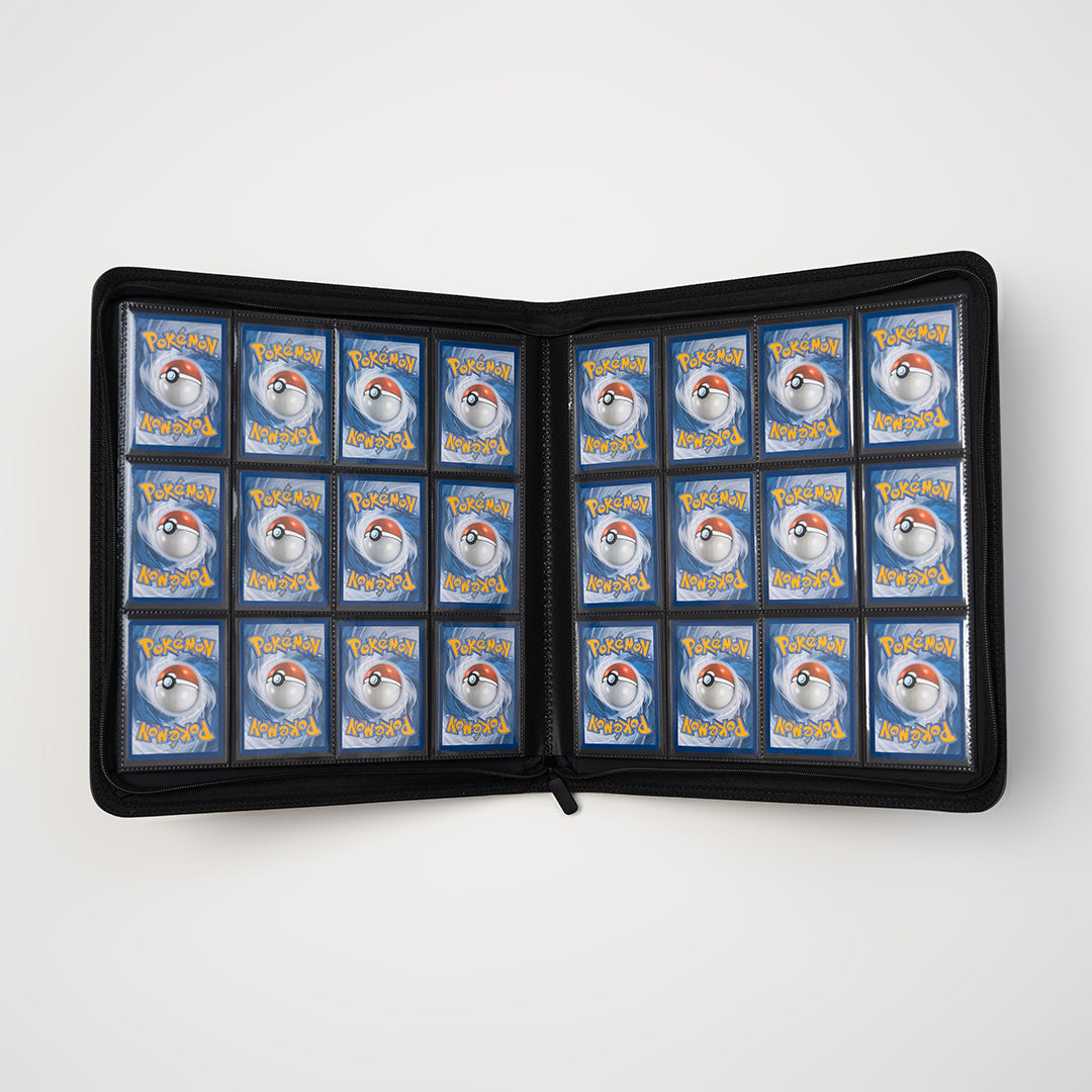 Classeur Zip 480 Places Noir - TCG Collection