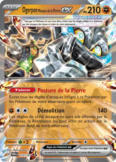 Ogerpon Masque de Pierre Ex 112/167