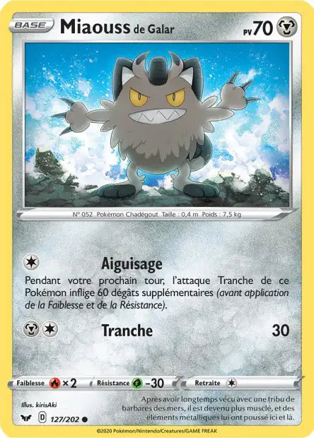 Miaouss de Galar 127/202