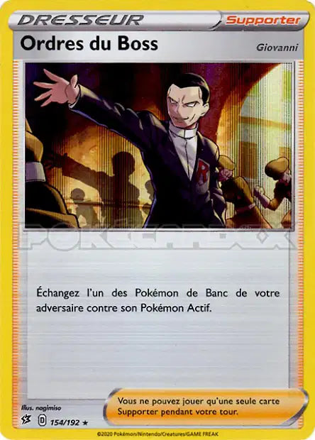 Ordres du Boss Giovanni 154/192