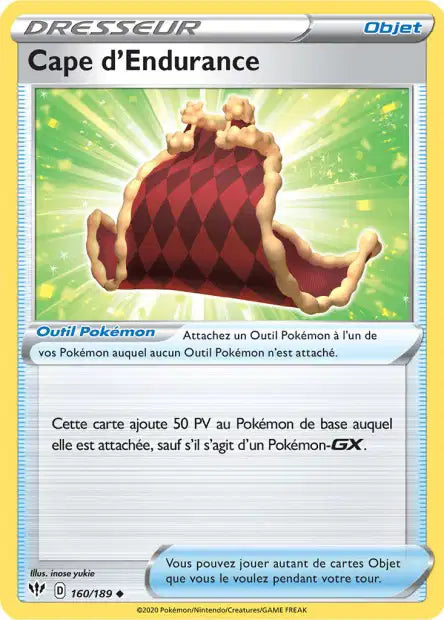 Cape d'endurance 160/189