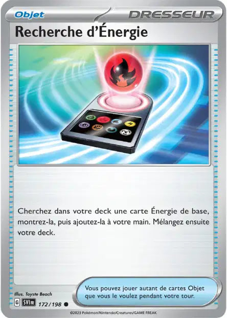 Recherche d'Energie 172/198