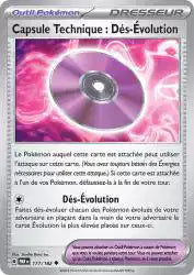 Capsule Technique : Dés-Evolution 177/182