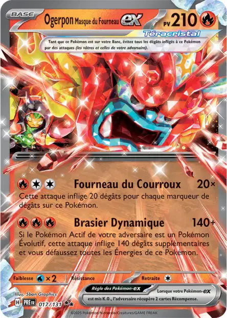 Ogerpon Masque du Fourneau Ex 017/131