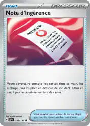 Note d'Ingérence 181/191