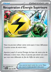 Récupération d'energie superieure 189/193