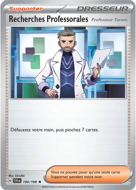 Recherches Professorales 190/198
