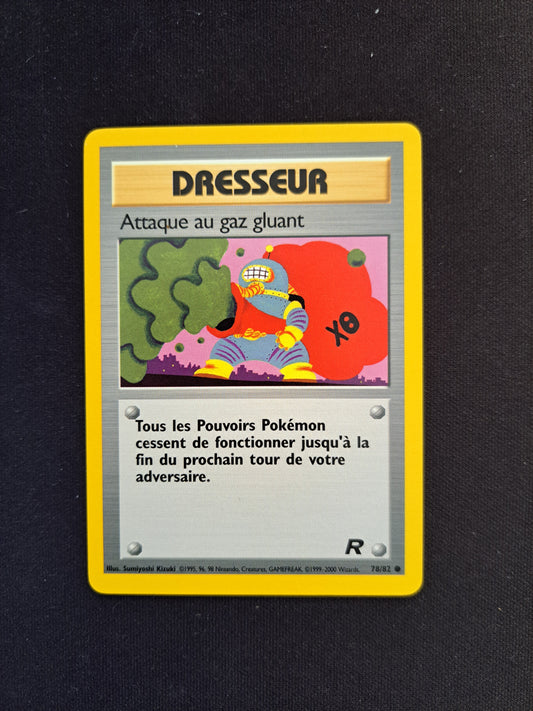 Attaque au gaz gluant 78/82