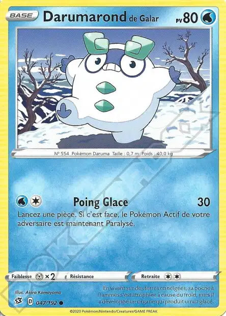 Darumarond de Galar 47/192