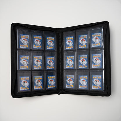 Classeur Zip Card Saver 360 Places Noir - TCG Collection