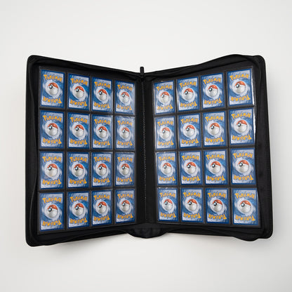 Classeur Zip 640 Places Noir - TCG Collection