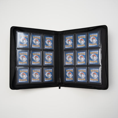 Classeur Zip Toploader 360 Places Noir - TCG Collection