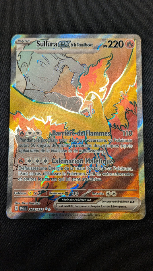 Sulfura Ex de la Team Rocket 208/182