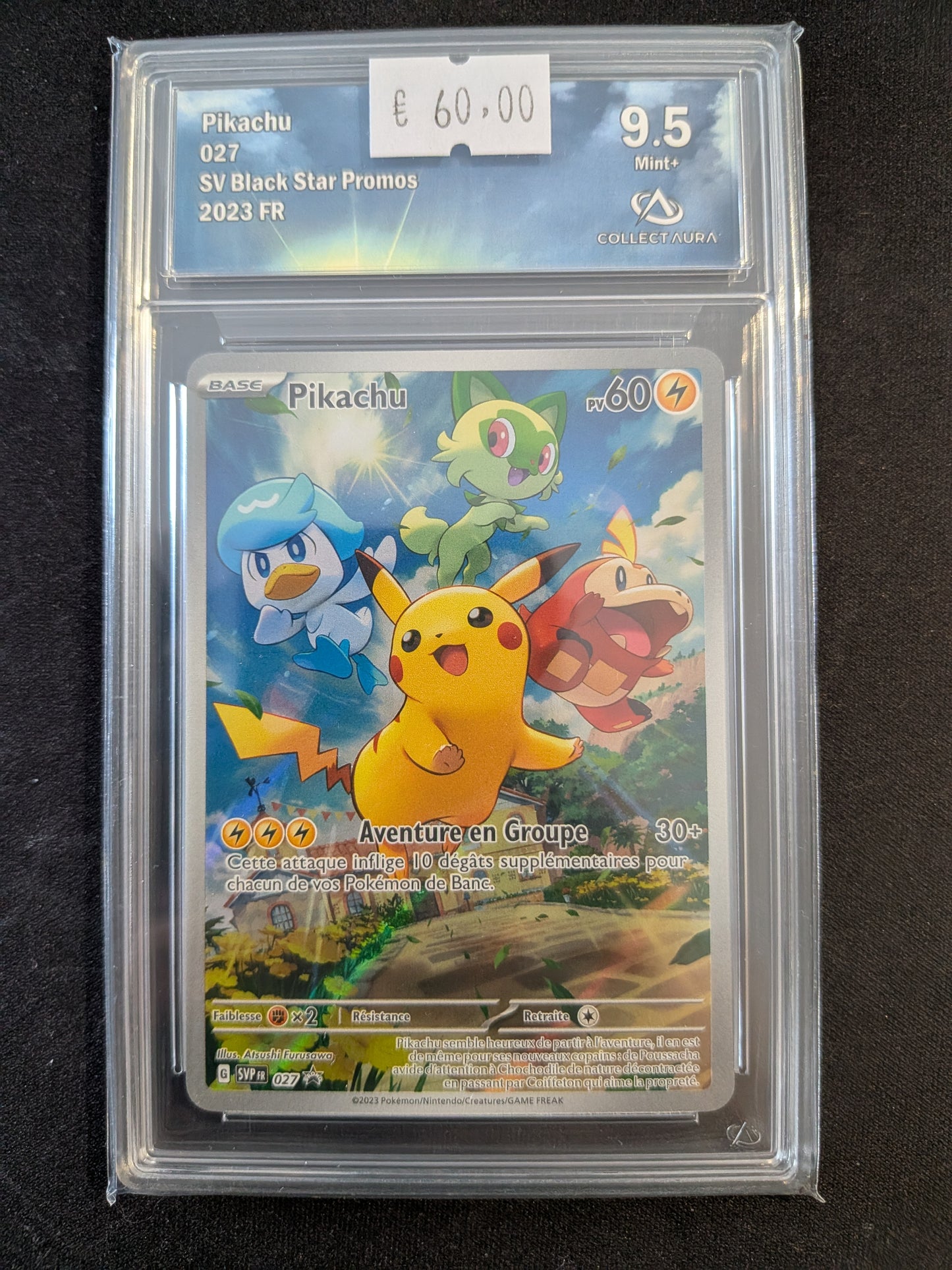 Pikachu SV027 CA 9.5