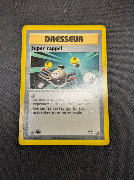 Super rappel ED 1 98/111