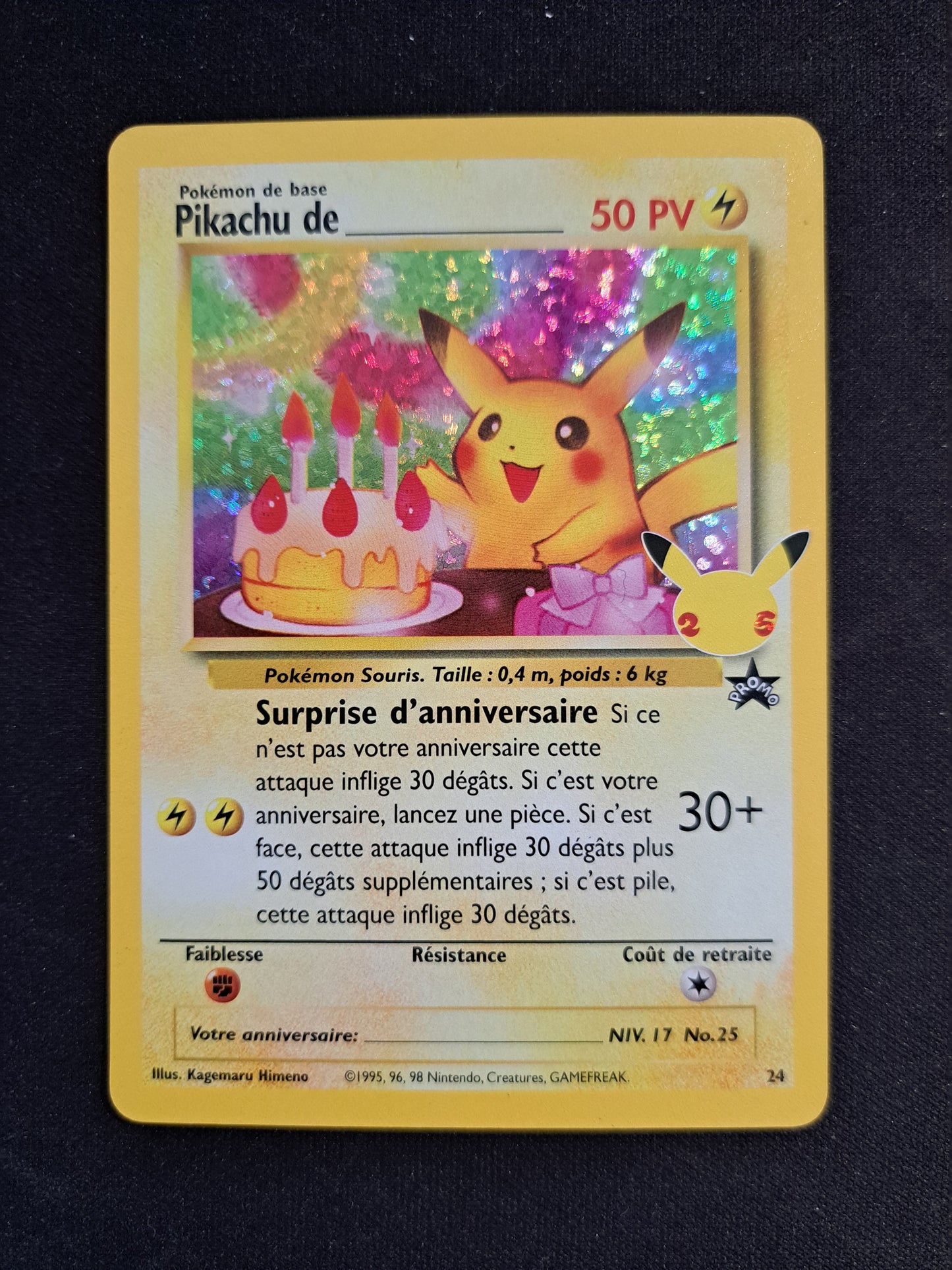 Pikachu De ____ PR24