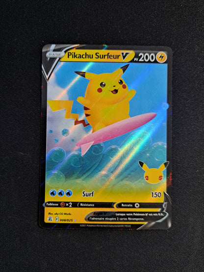 Pikachu Surfeur V 008/025