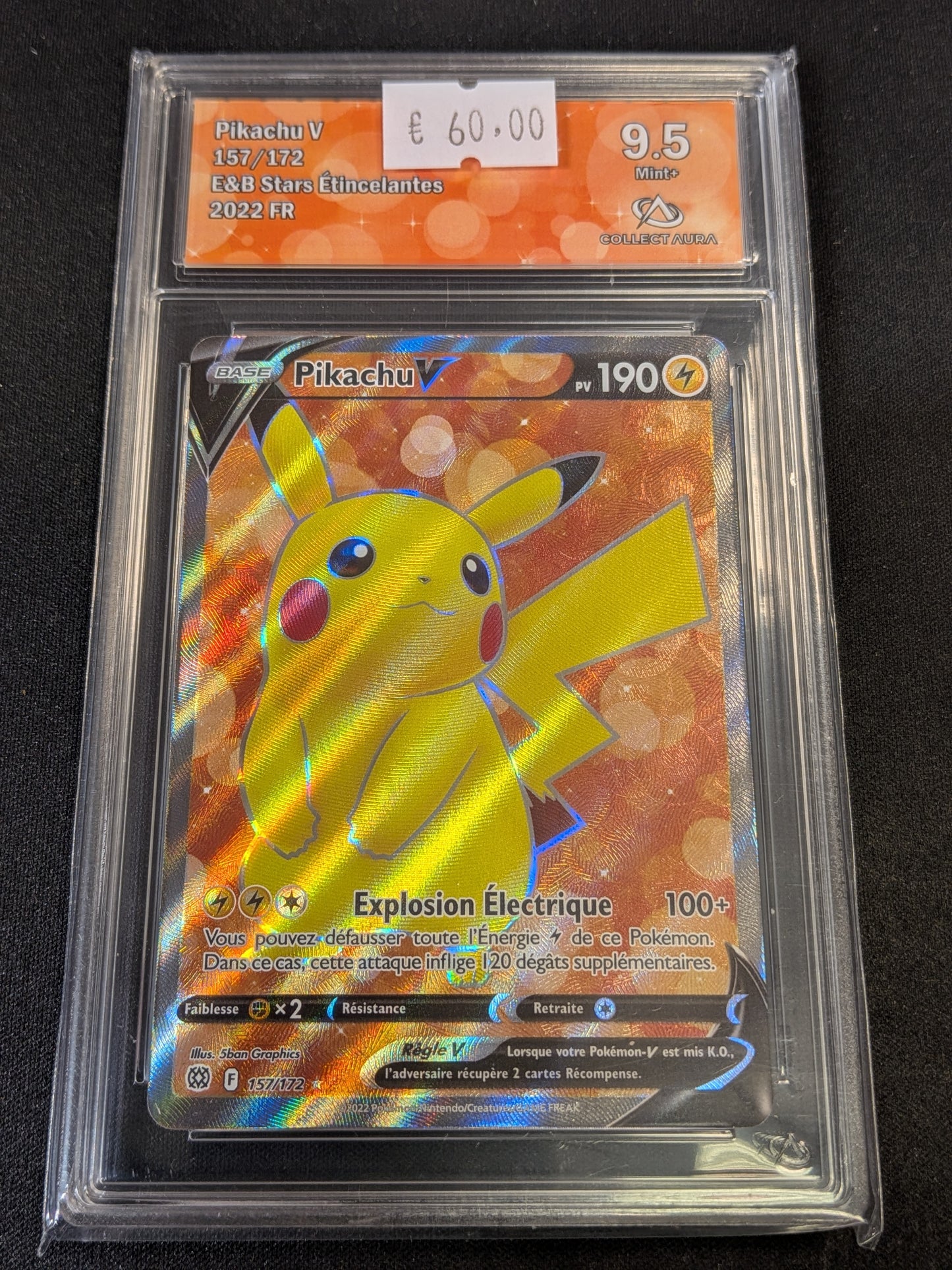 Pikachu V 157/172 CA 9.5